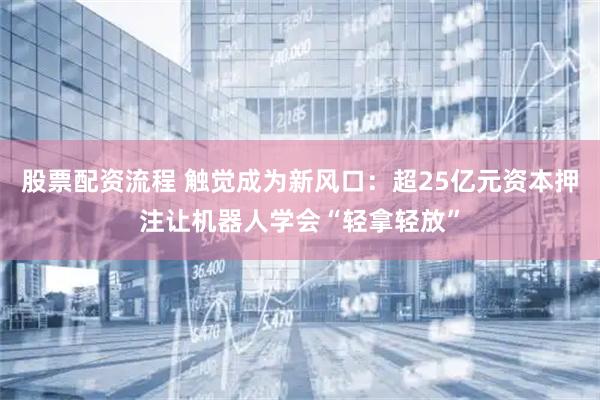 股票配资流程 触觉成为新风口：超25亿元资本押注让机器人学会“轻拿轻放”